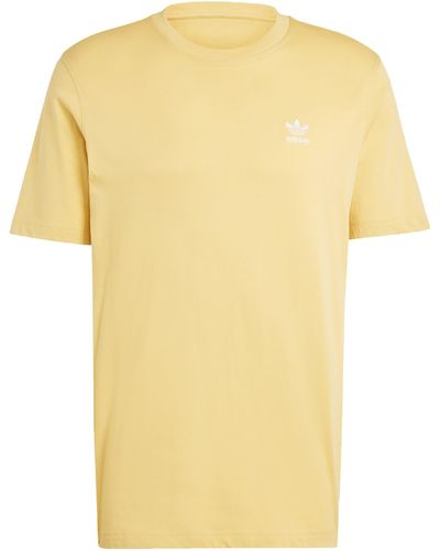 adidas Originals T-shirt 'trefoil essentials' - Gelb