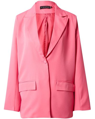 In The Style Blazer 'gemma atkinson' - Pink