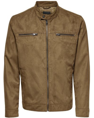 Only & Sons Jacke 'willow' - Braun