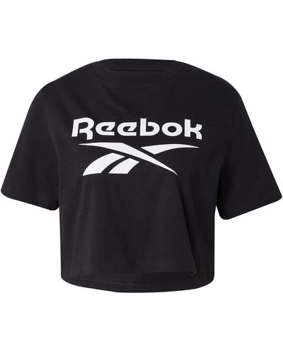 Reebok Sportshirt 'identity' - Schwarz