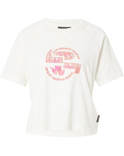 Napapijri T-shirt 's-aberdeen' - Weiß