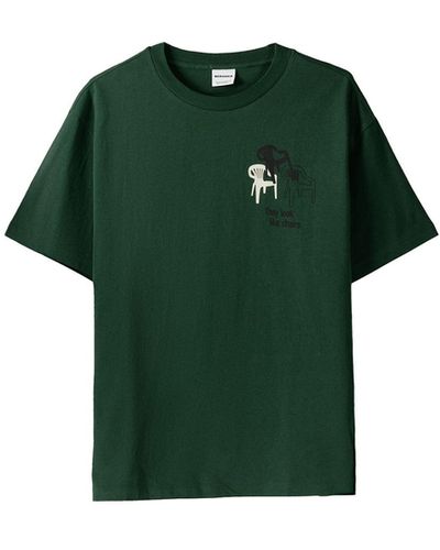 Bershka T-shirt - Grün