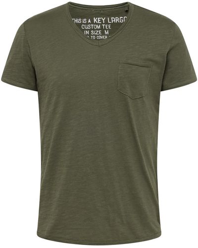 Key Largo T-shirt 'water' - Grün
