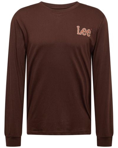Lee Jeans Shirt 'essential' - Braun