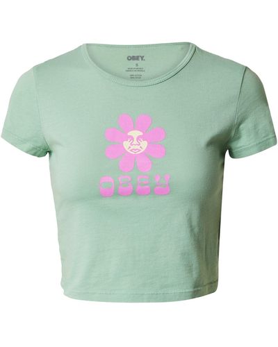 Obey T-shirt - Grün