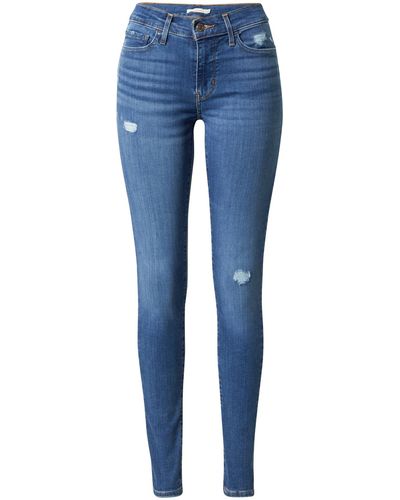 Levi's Jeans '710 super skinny' - Blau