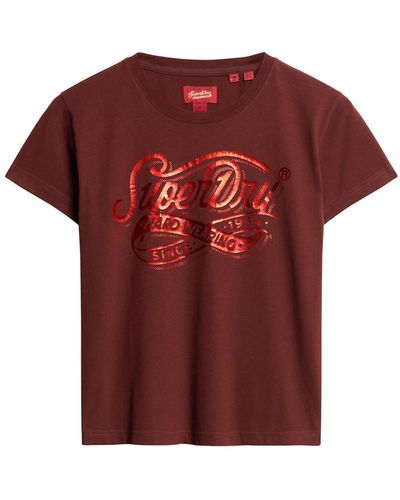 Superdry T- shirt ' - Rot