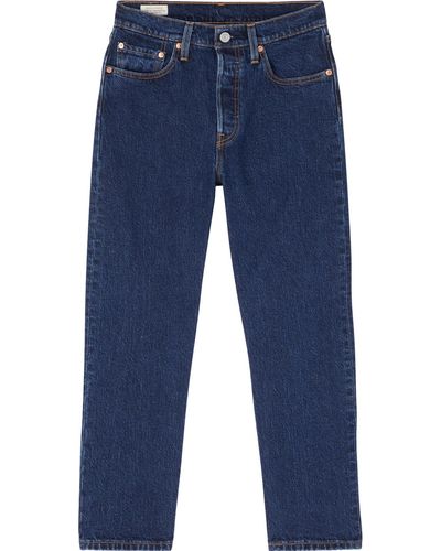 Levi's Levi's® Straight-Jeans 501 Crop - Blau