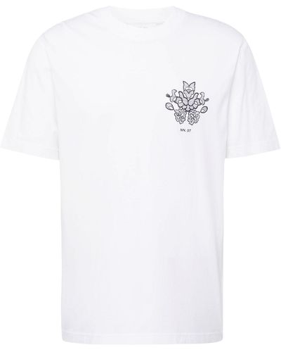 NN07 T-shirt 'adam' - Weiß
