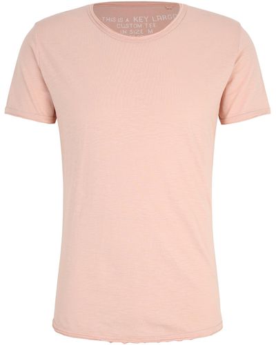 Key Largo T-shirt 'bread' - Pink