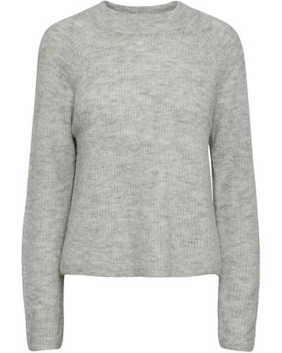 Pieces Pullover 'ellen' - Grau