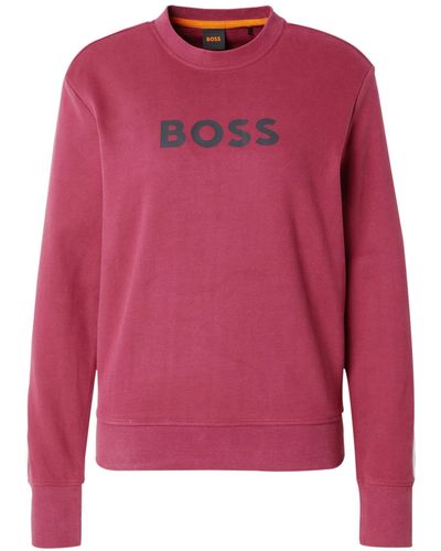 BOSS Sweatshirt 'c_elaboss_6' - Pink