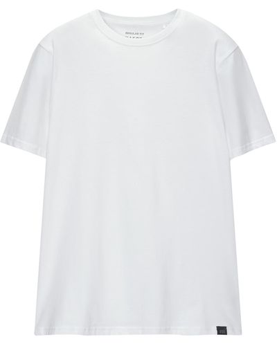 Pull&Bear T-shirt - Weiß