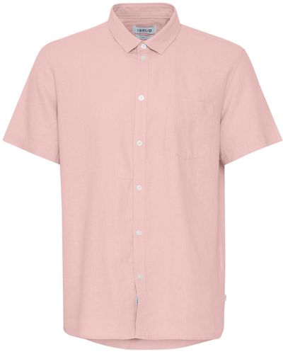Solid Hemd 'allan' - Pink
