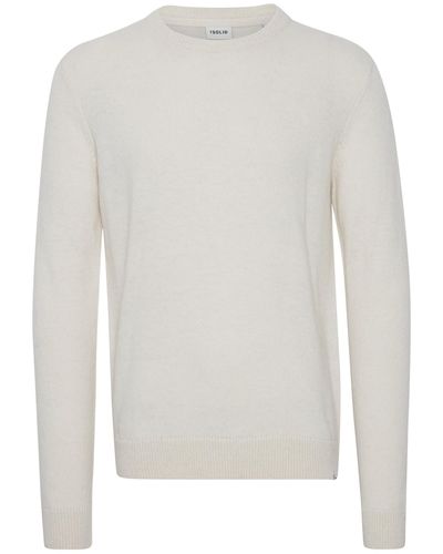 Solid Pullover - Weiß