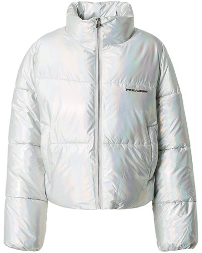 PEGADOR Damen - jacken & mäntel 'sugar future puffer jacket chrome' - Mettallic