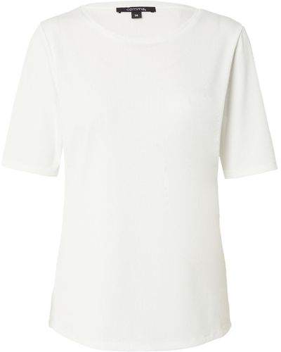 Comma, T-shirt - Weiß