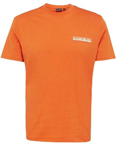 Napapijri T-shirt 's-gras' - Orange