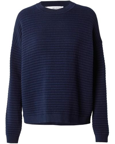 SELECTED Pullover 'laurina' - Blau