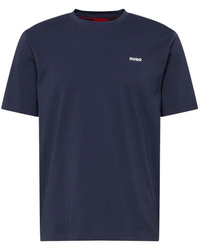 HUGO T-shirt 'dero' - Blau