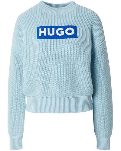 HUGO Pullover 'sloger' - Blau