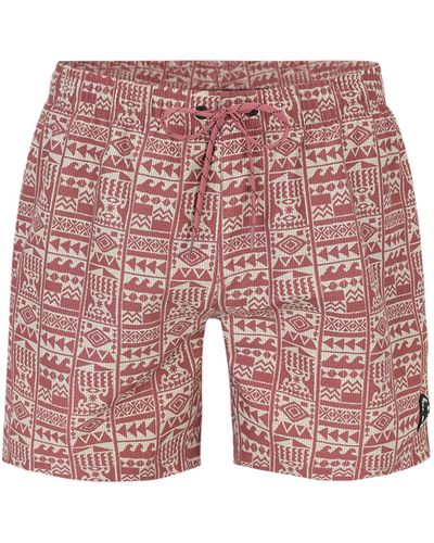 Protest Sportbadehose - Rot