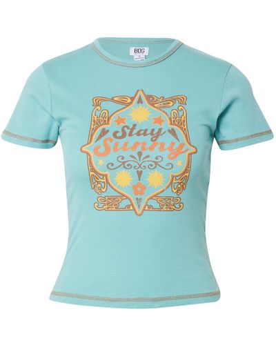 BDG Shirt 'stay sunny baby' - Blau