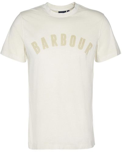 Barbour T-shirt 'tera foa' - Weiß