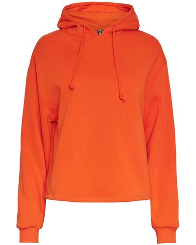 Pieces Sweatshirt 'chilli' - Orange