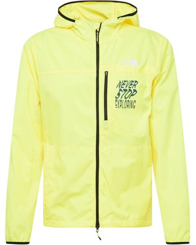 The North Face Sportjacke 'higher run' - Gelb