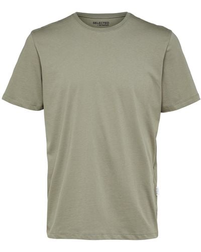 SELECTED T-shirt 'aspen' - Grün