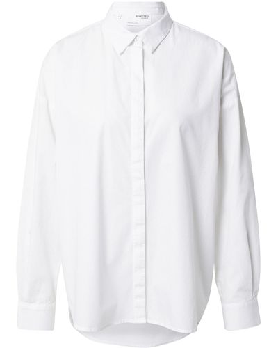 SELECTED Bluse 'hema' - Weiß