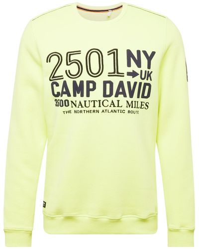 Camp David Sweatshirt - Gelb
