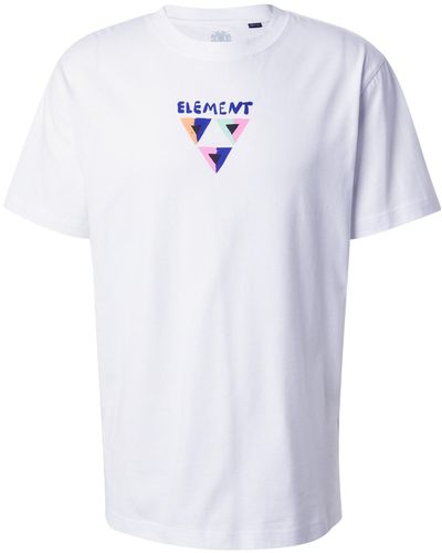 Element T-shirt 'conquer' - Weiß