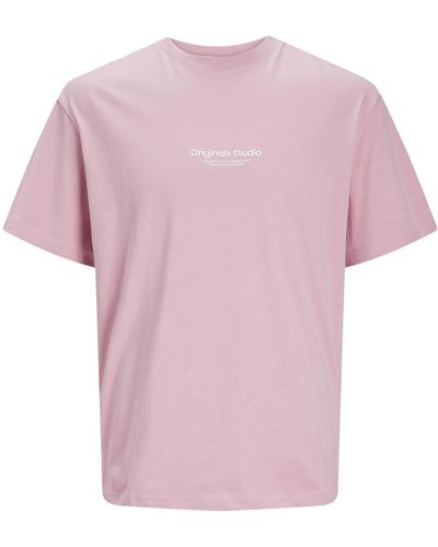 Jack & Jones Rundhals T-Shirt JORVESTERBRO - Pink