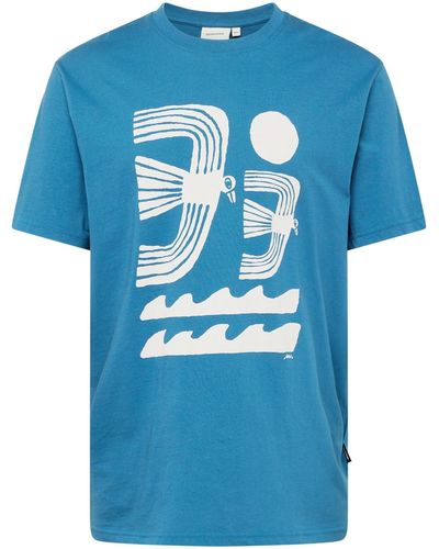 Dedicated T-shirt 'stockholm seagulls and waves' - Blau