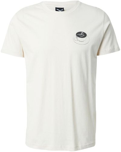 Iriedaily T-shirt 'slowpresso' - Weiß