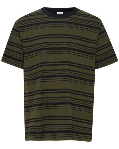 Solid T-shirt 'haco' - Grün