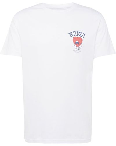 Makia T-shirt 'heartache' - Weiß