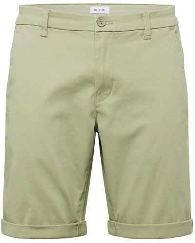 Only & Sons Shorts 'peter' - Grün