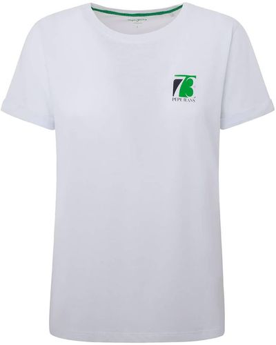 Pepe Jeans T-shirt 'jazzy' - Weiß