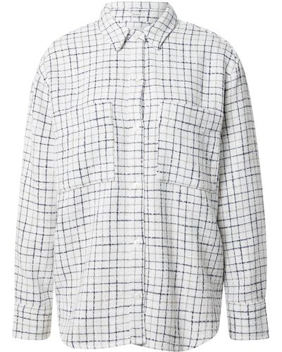 Abercrombie & Fitch Overshirt - Weiß