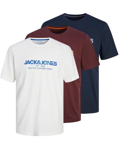 Jack & Jones T-shirt 'alvis' - Blau
