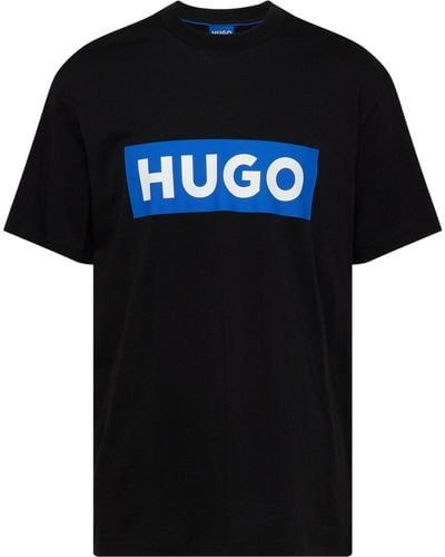 HUGO T-shirt 'nico' - Schwarz