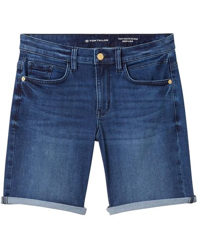 Tom Tailor Shorts 'alexa' - Blau