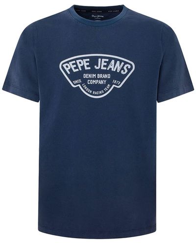 Pepe Jeans T-shirt 'cherry' - Blau