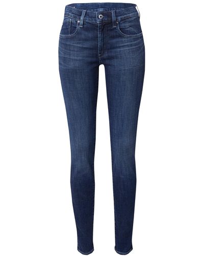 G-Star RAW Skinny-fit-Jeans Lhana (1-tlg) Plain/ohne Details - Blau