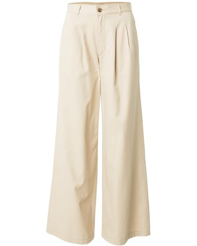 Levi's Bundfaltenhose 'pleated wideleg trouser' - Weiß