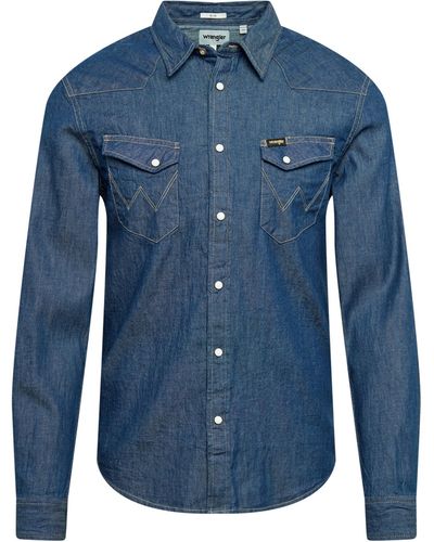 Wrangler Hemd - Blau