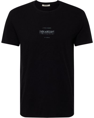 Zadig & Voltaire T-shirt 'jetty' - Schwarz